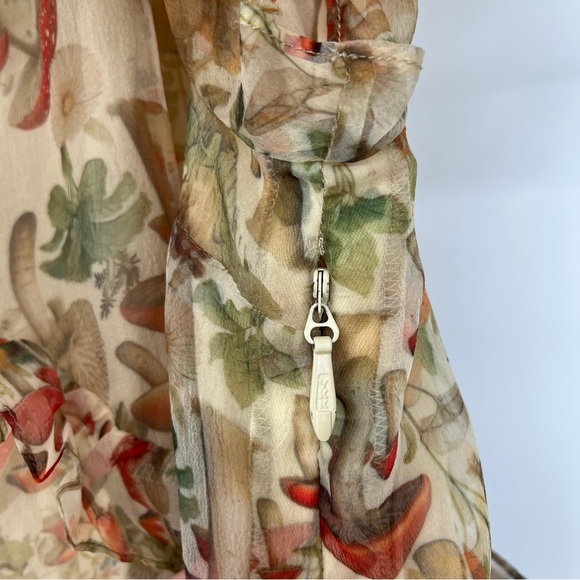 Selkie The Elfin Eat Me Mushroom Ruffled Sleeveless Formal Maxi Dress Gown 3X - Picture 5 of 10